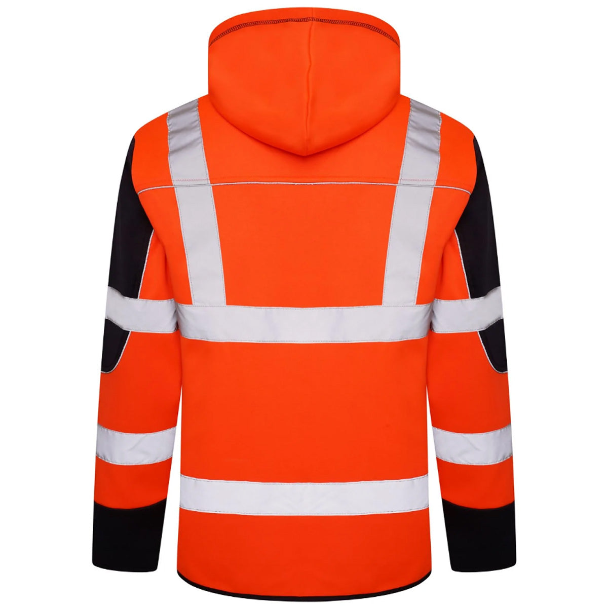 Mens AV044 Hi Vis Workwear Zip Hoodie.