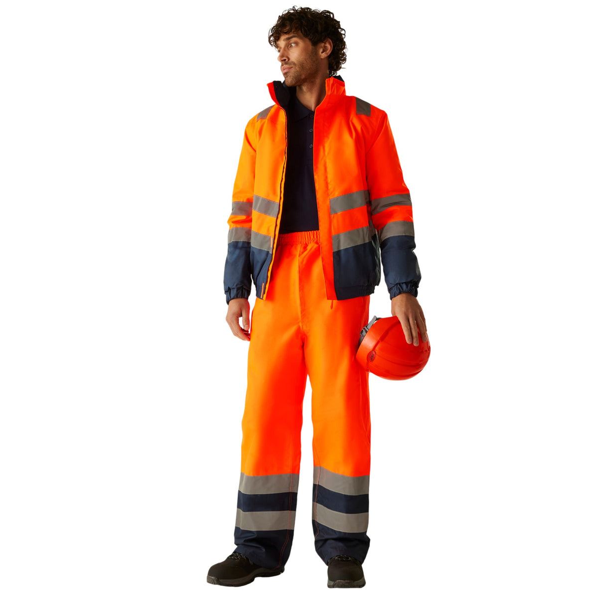 Hi-Vis Insulated Overtrouser | Waterproof, Hardwearing & Breathable – CE & UKCA